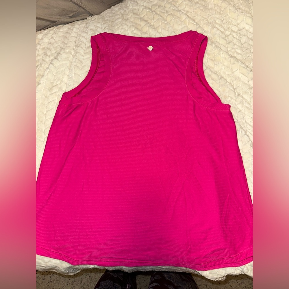 Calia by Carrie Underwood Hot Pink Sleeveless Top Size Medium - Picture 3 of 5